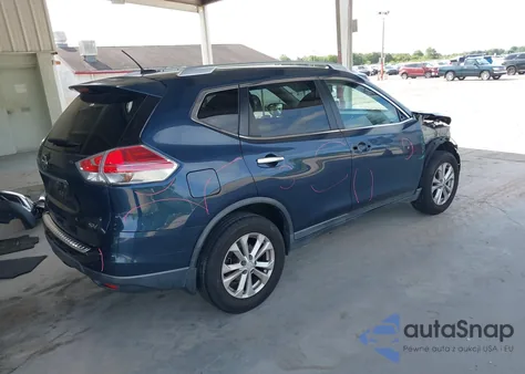 2016 Nissan Rogue Sv из США, поврежденный, VIN KNMAT2MT4GP691949